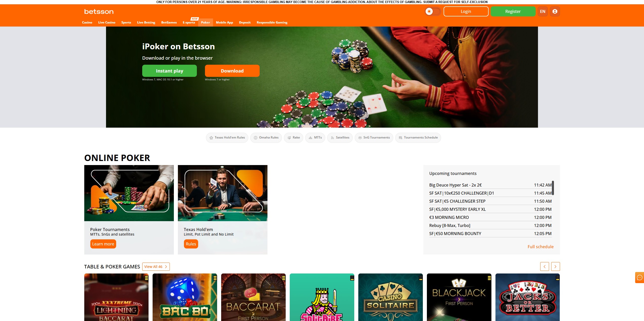 Betsson screenshot 4