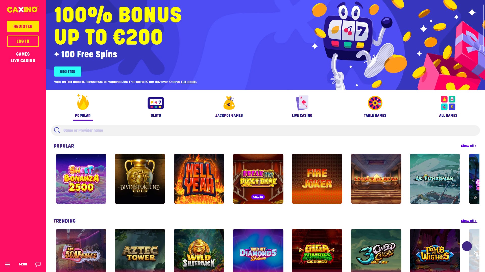 Caxino screenshot 2