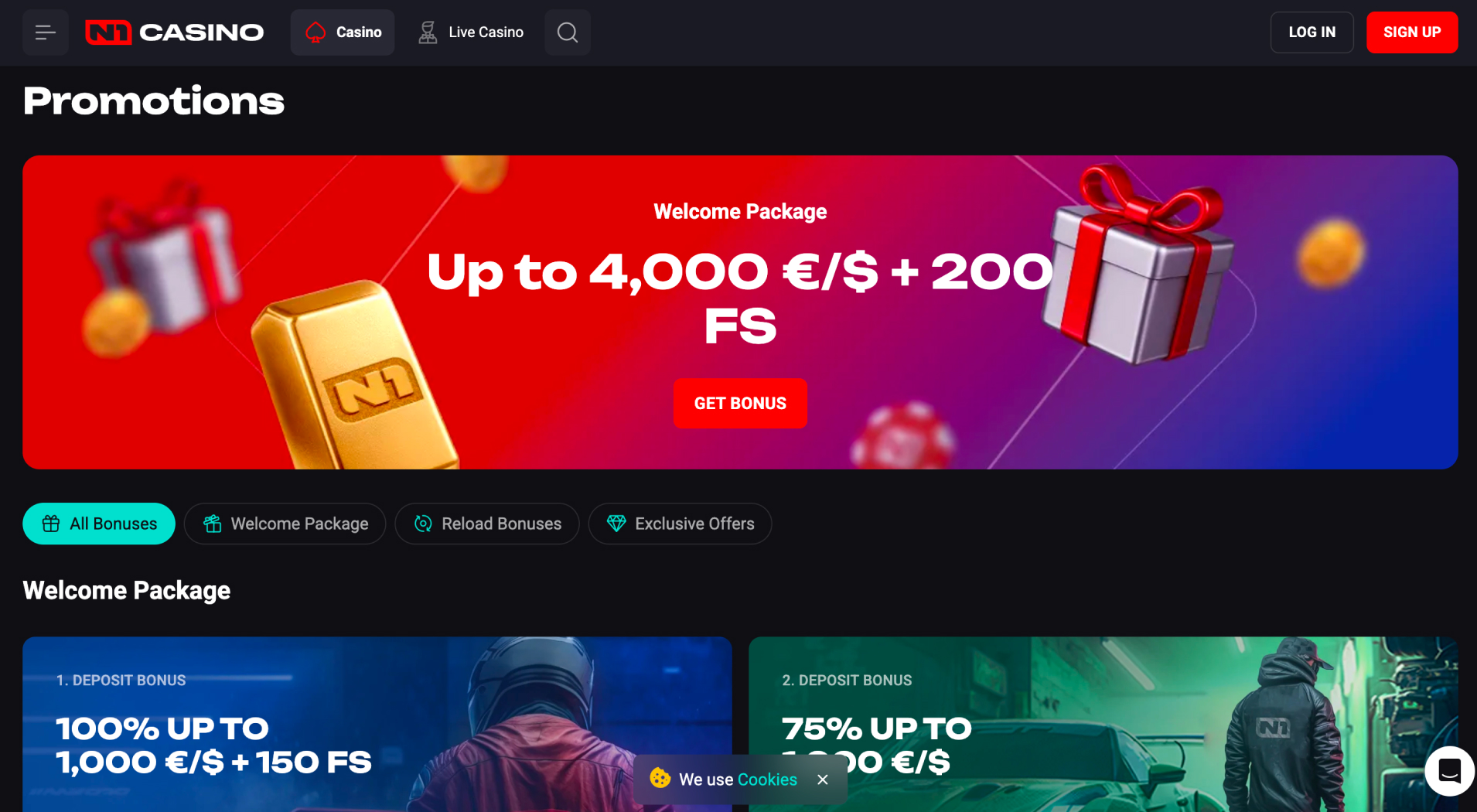 N1 Casino screenshot 4
