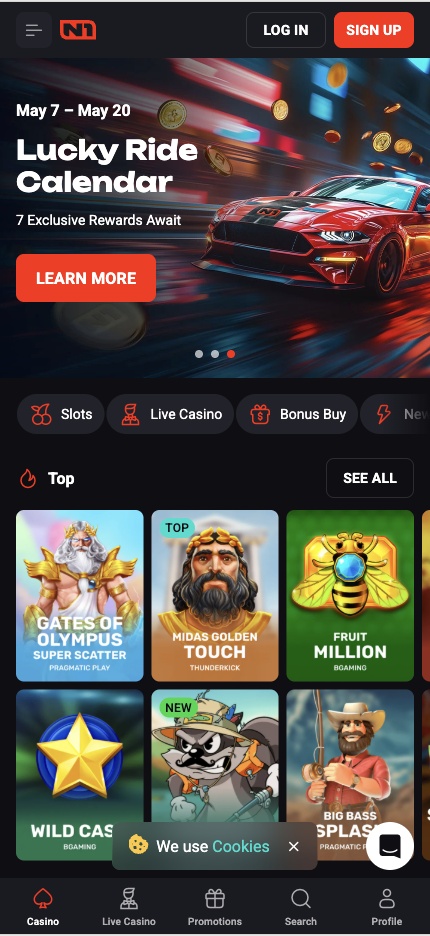 N1 Casino mobile home