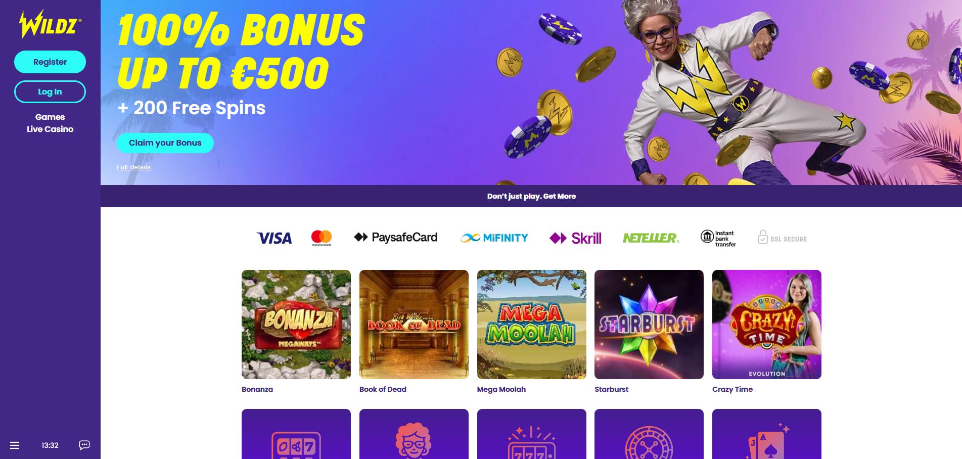Wildz Casino screenshot 1