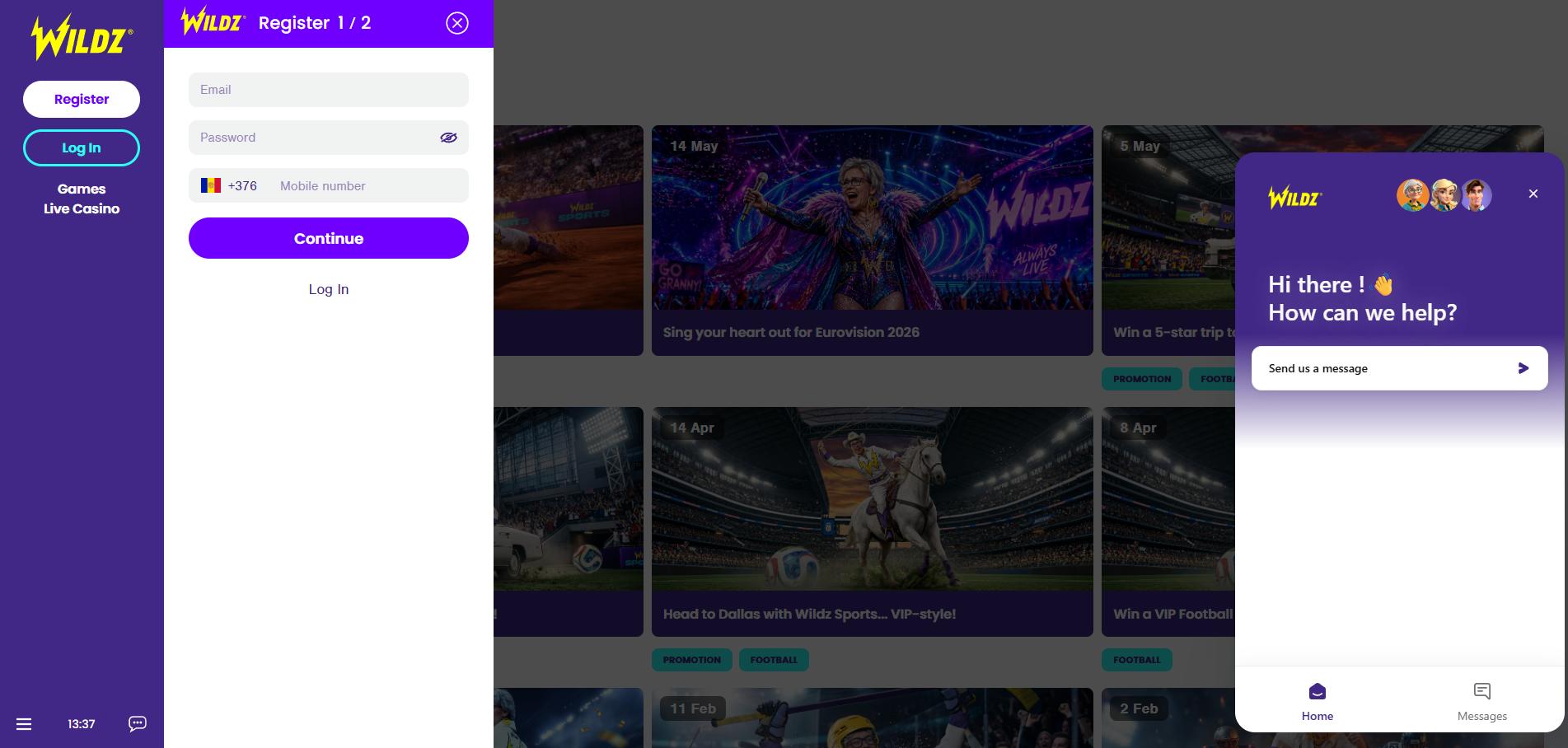 Wildz Casino screenshot 5