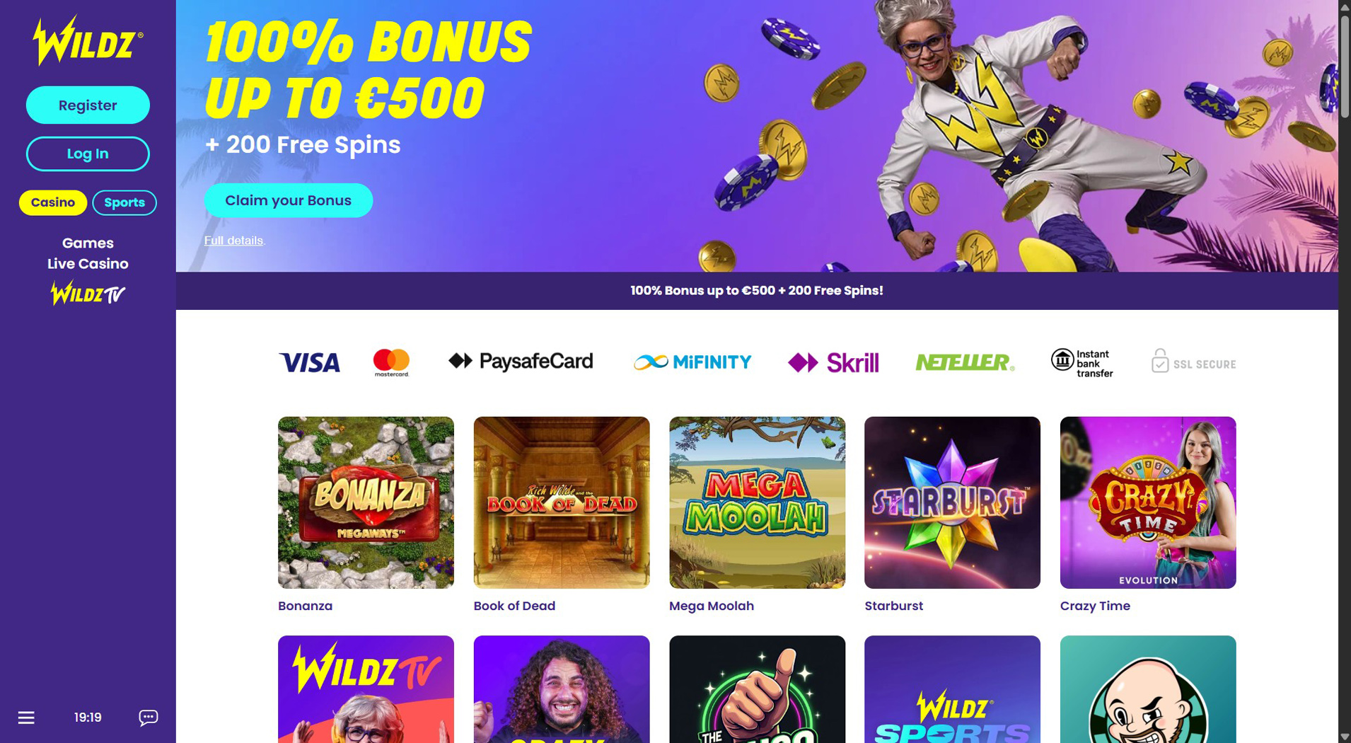 7. Wildz Casino